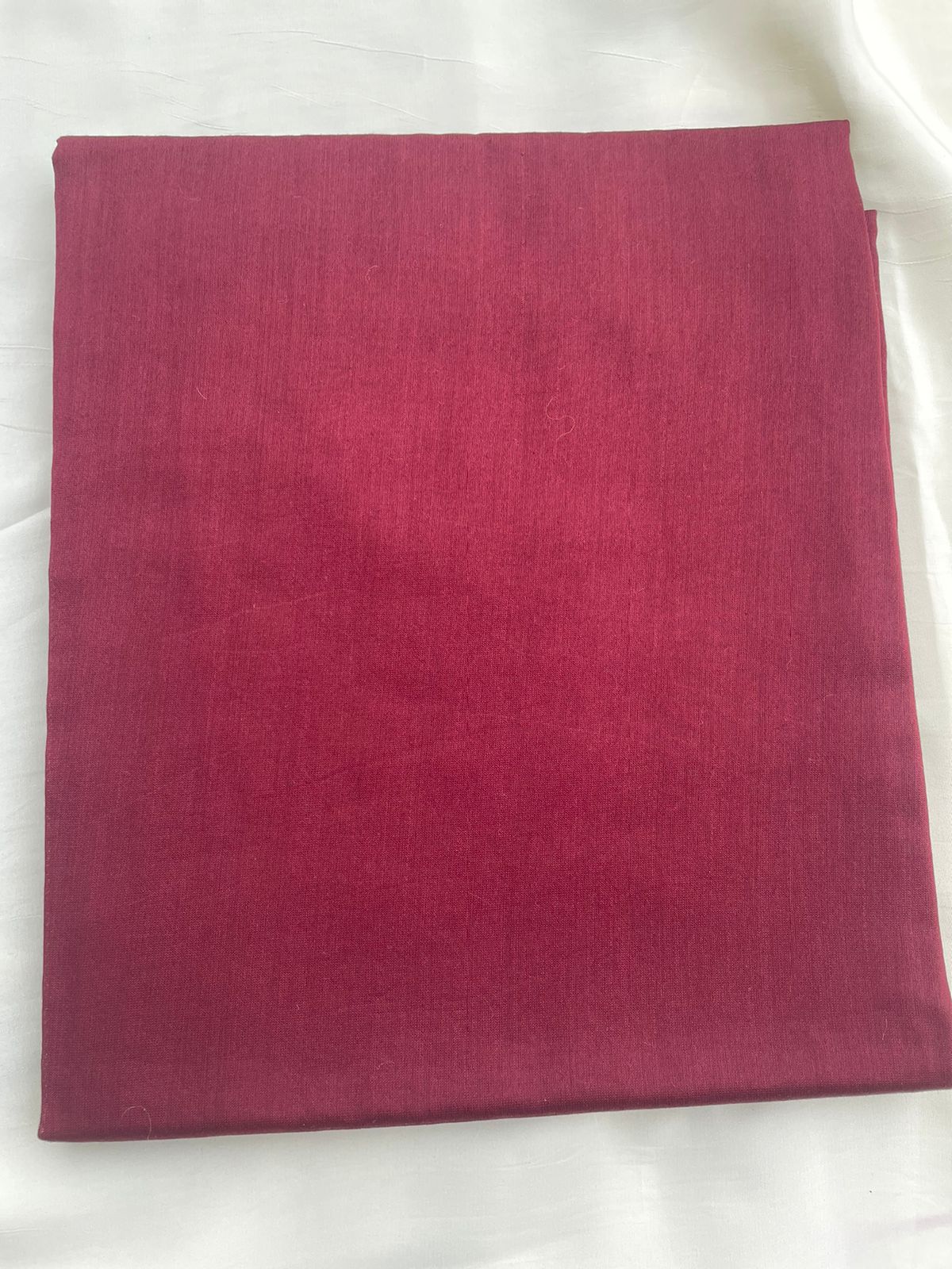 Maroon Digital Printed Chanderi Cotton Banarasi Suit Fabric