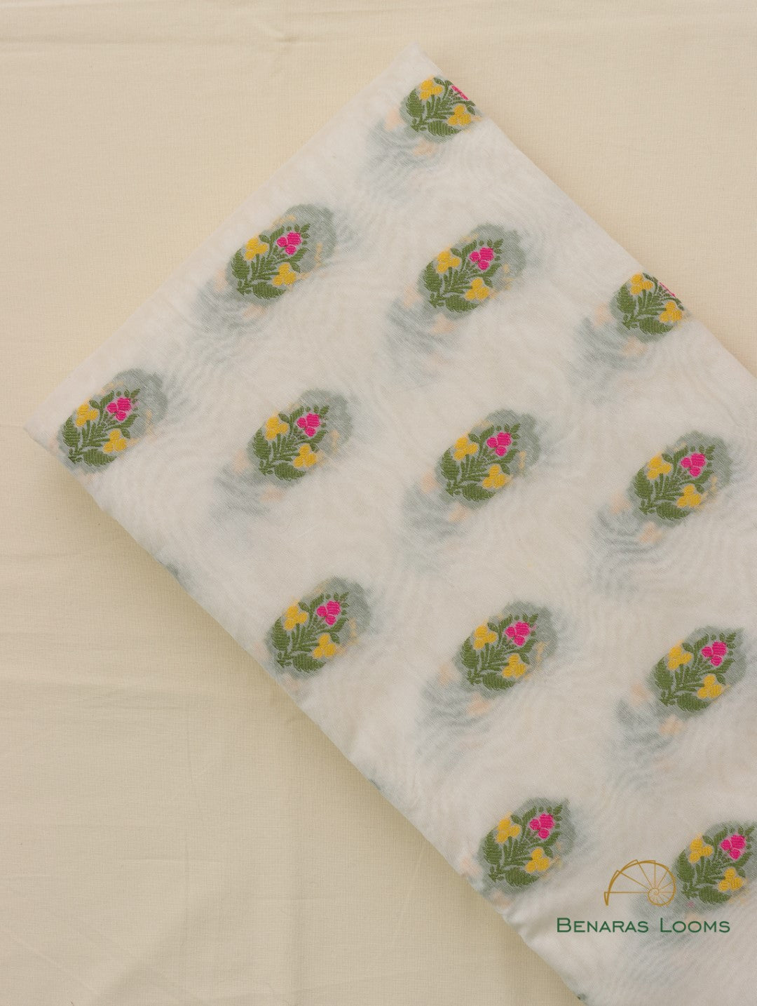 Dyeable Cotton Silk Banarasi Fabric