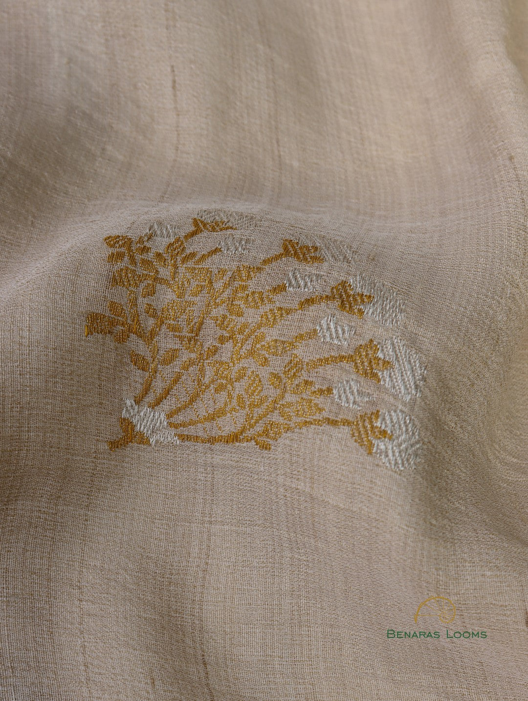 Handwoven Pure Tussar Silk Banarasi Saree