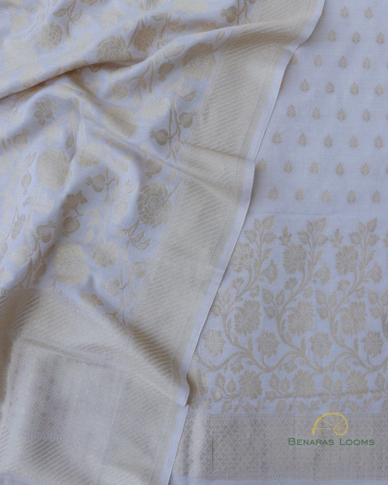Handwoven Pure Munga Silk Three Piece Unstitched Suit Fabric