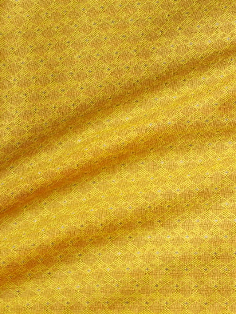 Yellow Banarasi Fabric