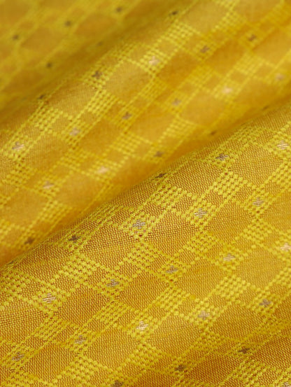 Yellow Banarasi Fabric
