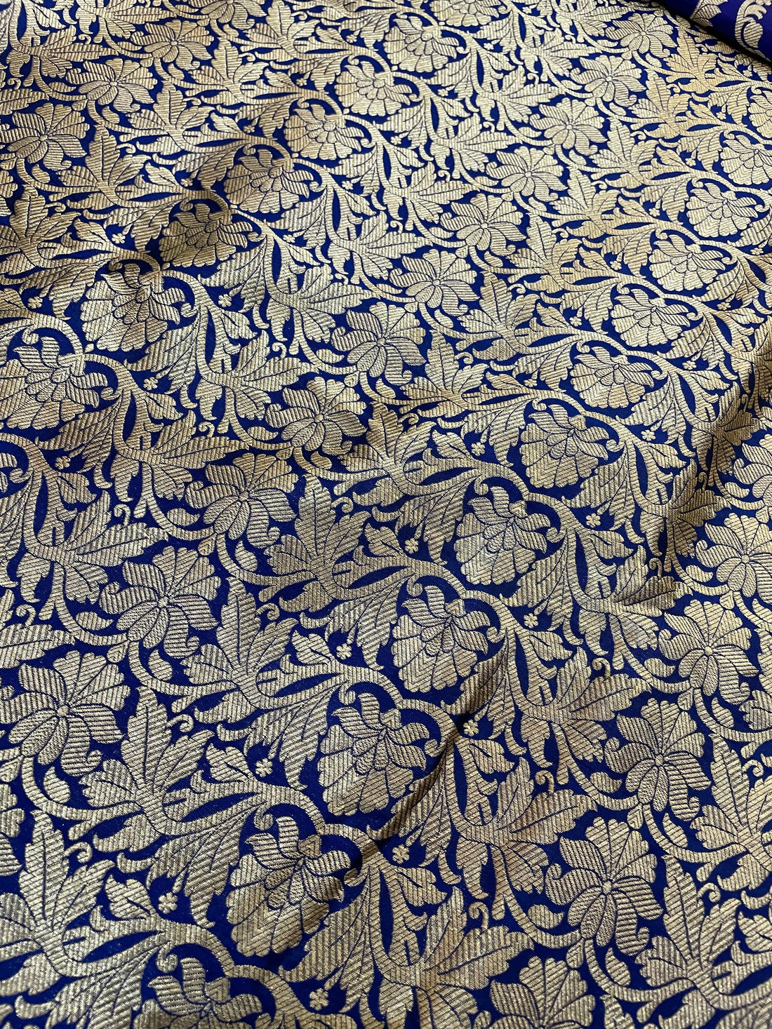 Chhavi Blue Handwoven Pure Silk Banarasi Lehenga