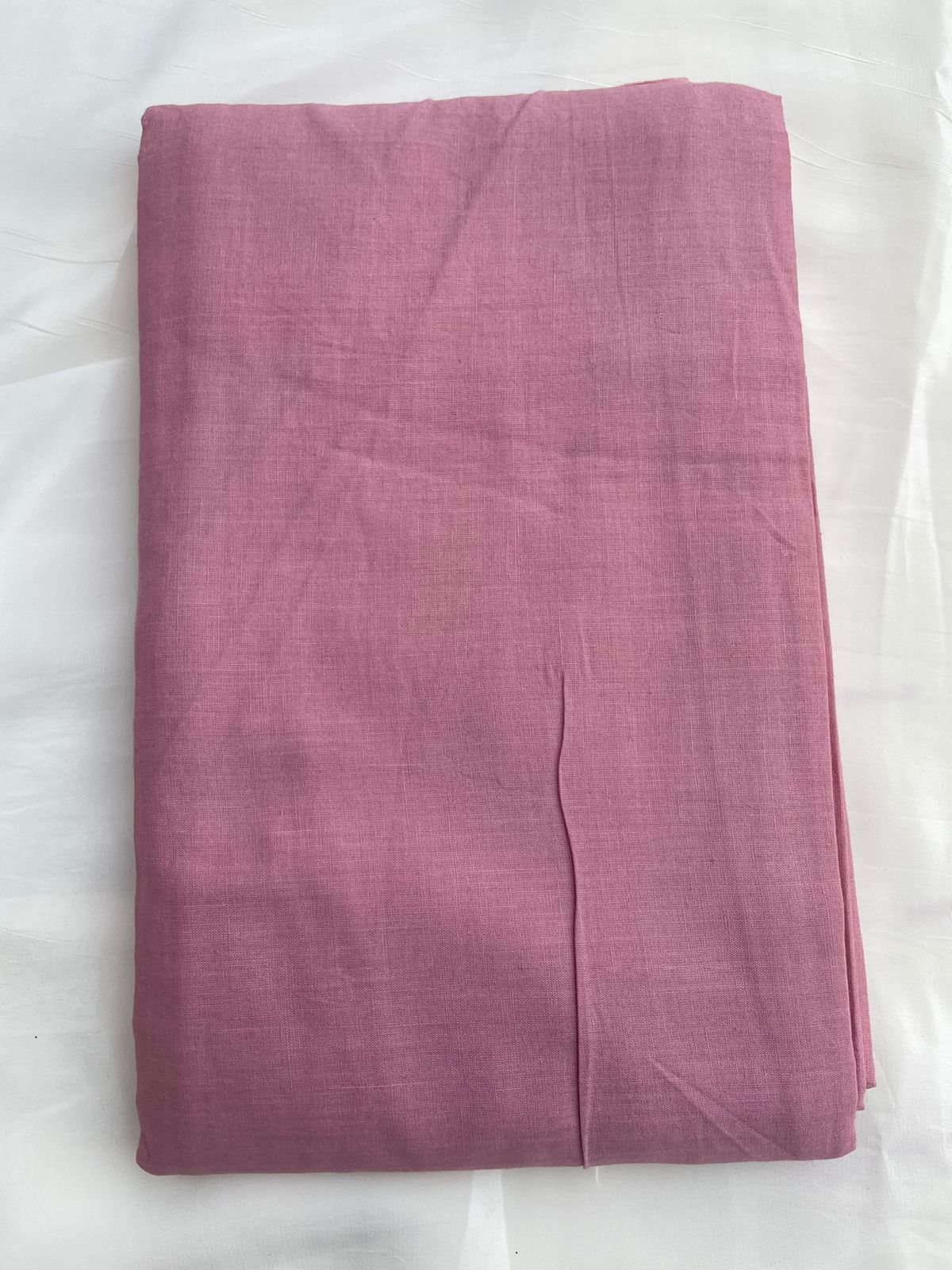 Pink Digital Printed Chanderi Cotton Banarasi Suit Fabric