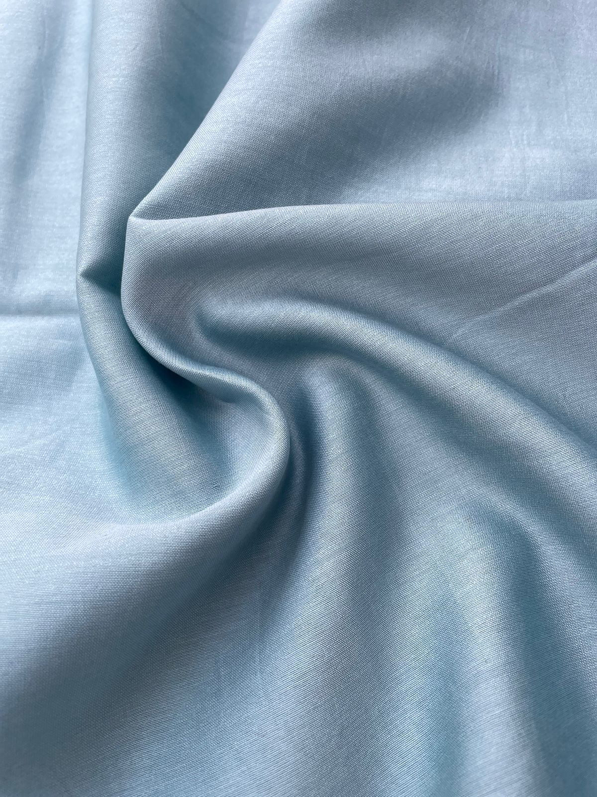 Sky Blue Digital Printed Chanderi Cotton Banarasi Suit Fabric