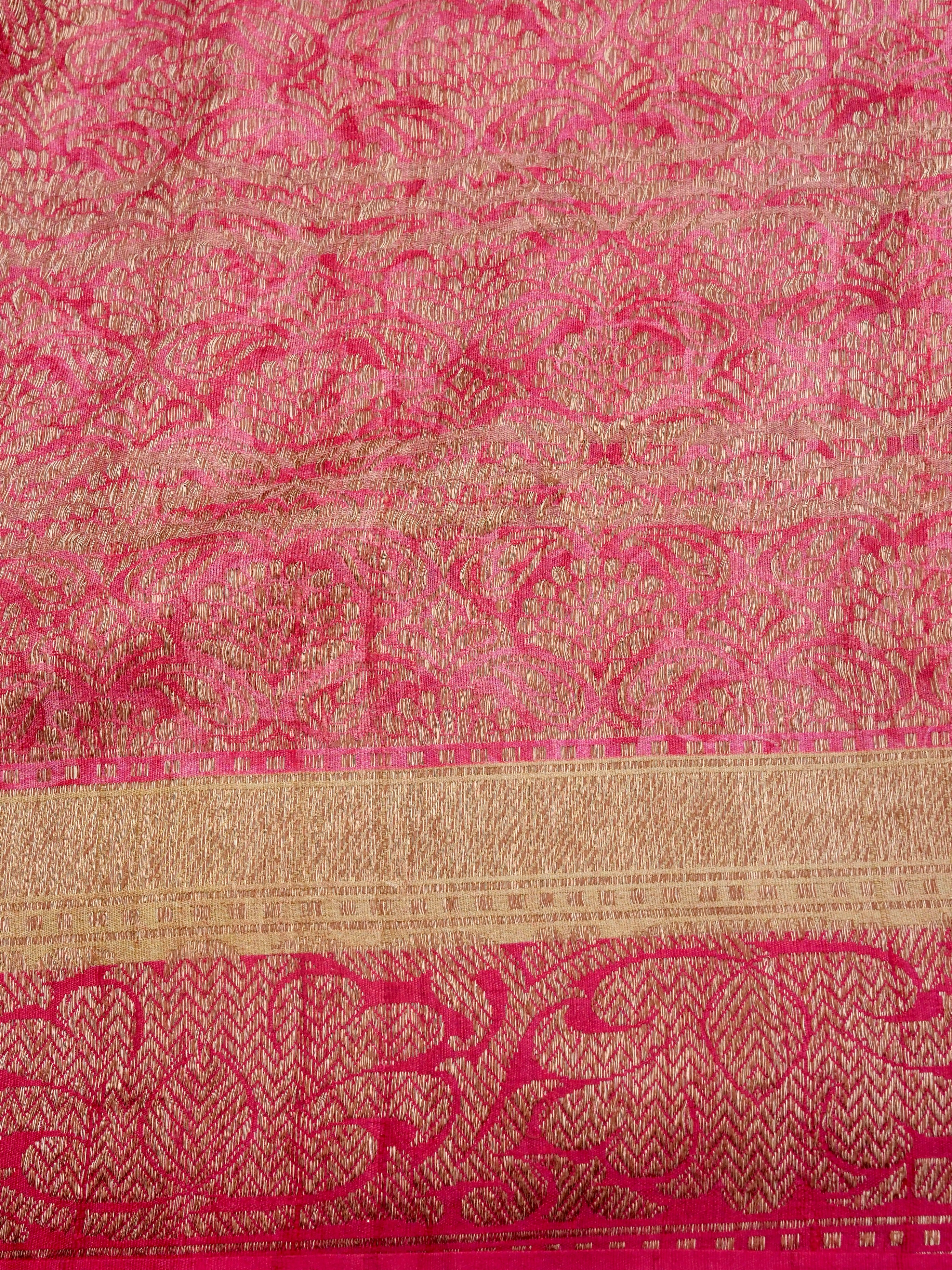 Rangkaat Handwoven Pure  Kataan Silk Banarasi Saree