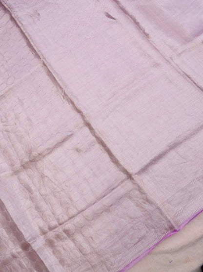 Pink Handwoven Pure Tissue Silk Banarasi Saree