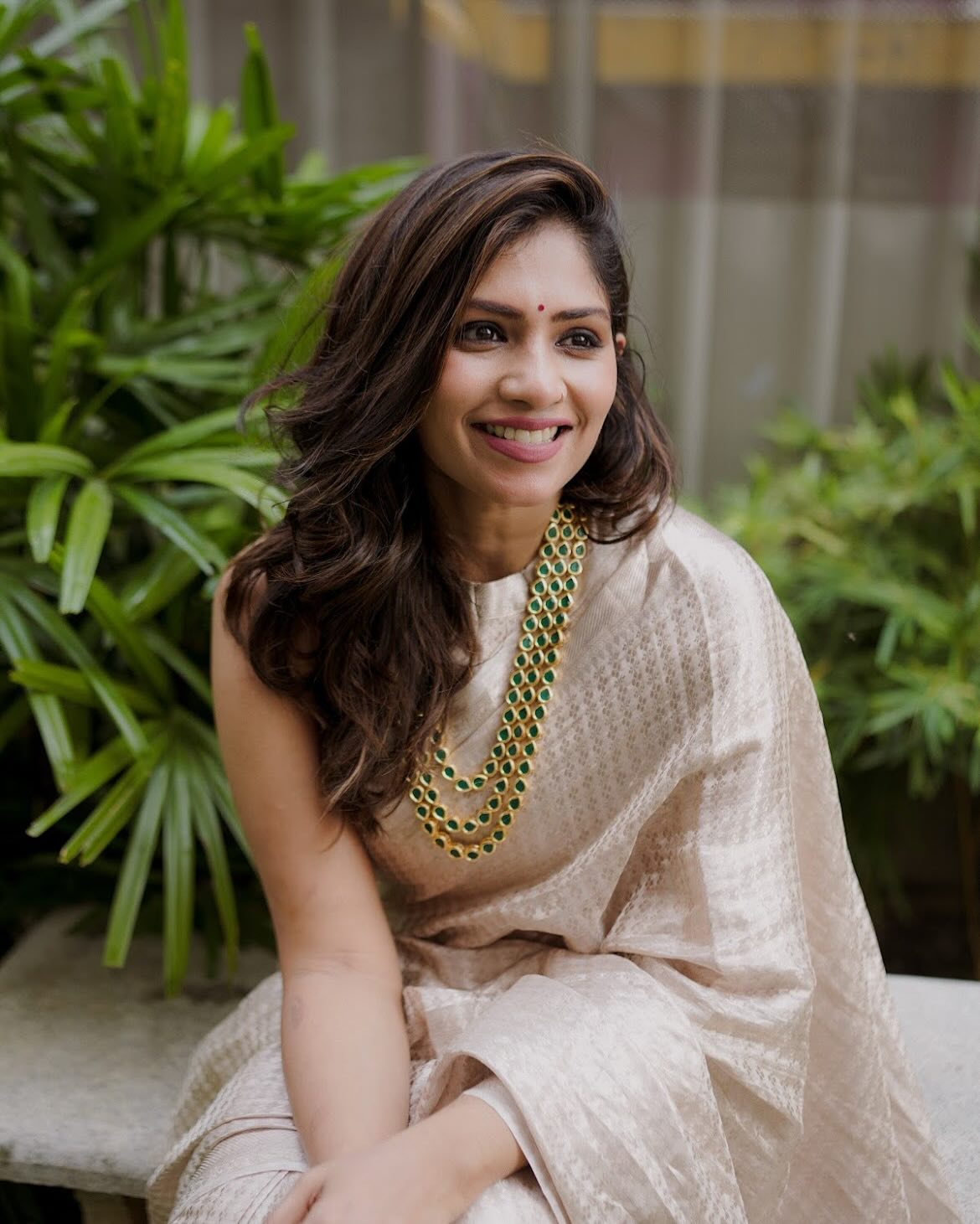 White Handwoven Pure Tissue Silk Saree