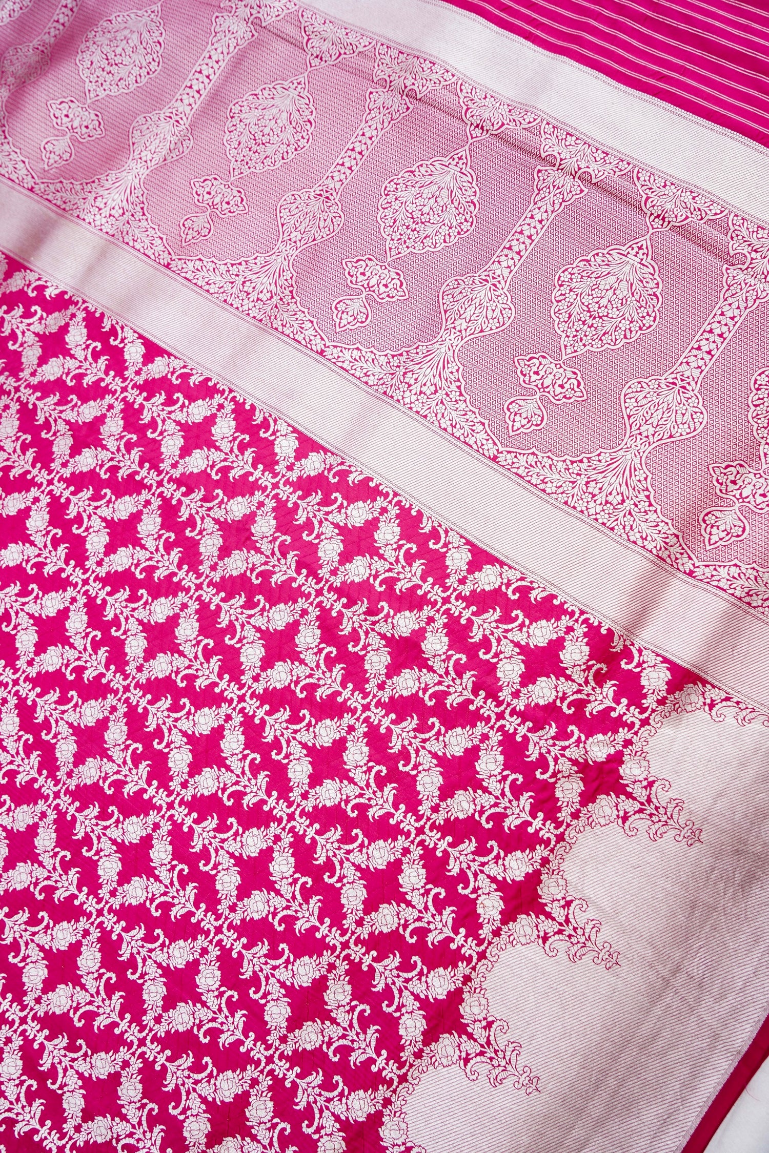 Red Handwoven Pure Silk Banarasi  Saree