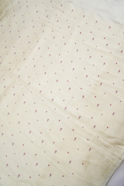 Golden Brocade Handwoven Banarasi Pure Silk Saree