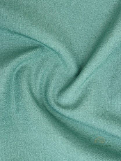 Teal Handwoven Pure Georgette Banarasi Suit Fabric with Georgette Dupatta