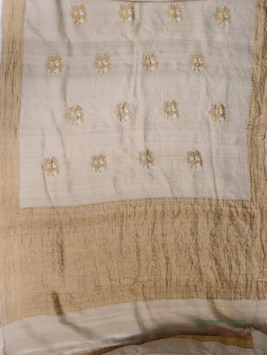 Handwoven Pure Tussar Silk Banarasi Saree