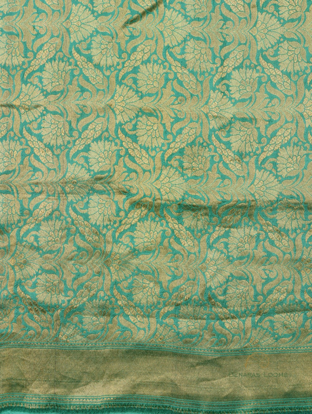 Swara Green Handwoven Pure Silk Banarasi Lehenga