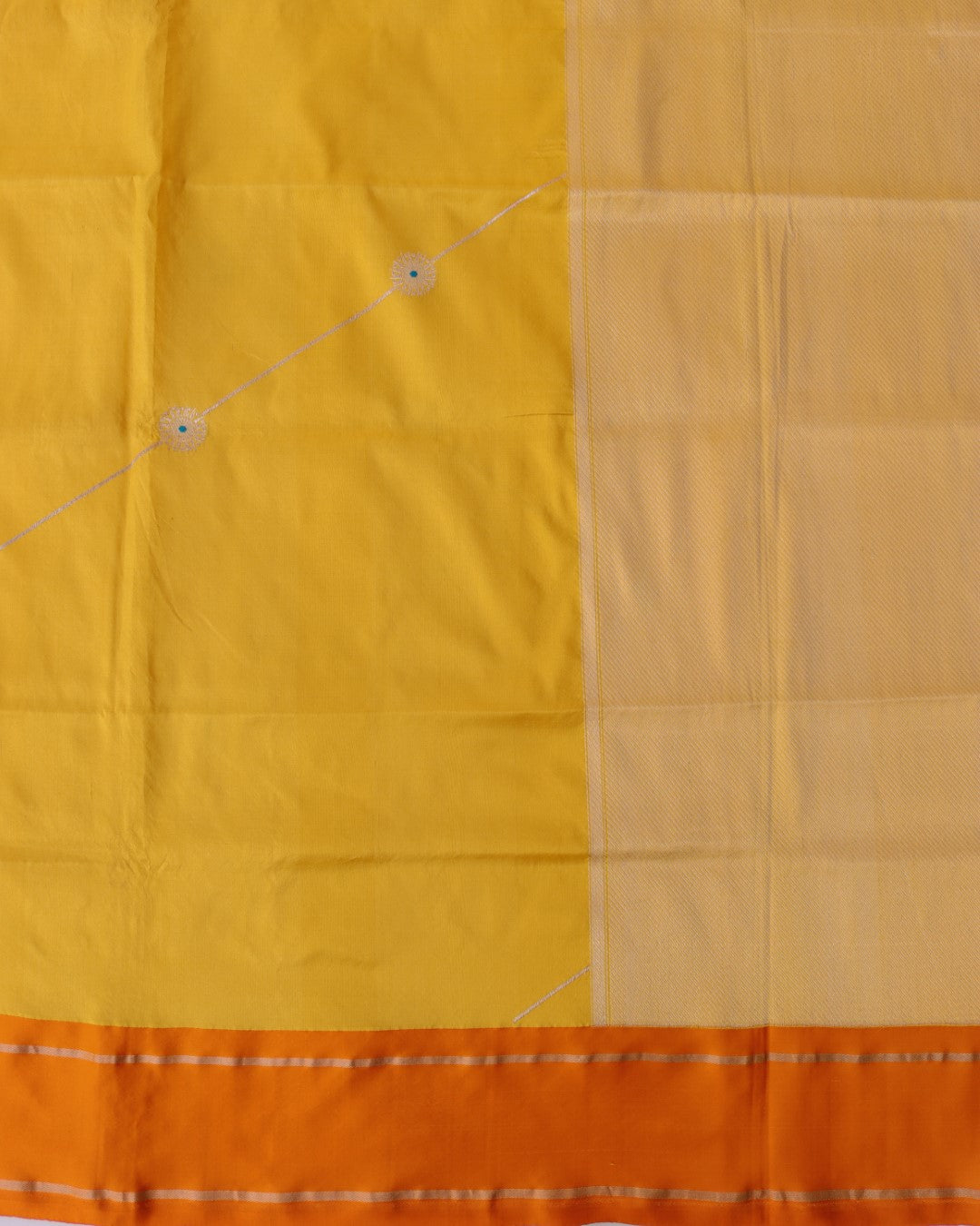 Yellow Handwoven Pure Kataan Silk Banarasi Saree
